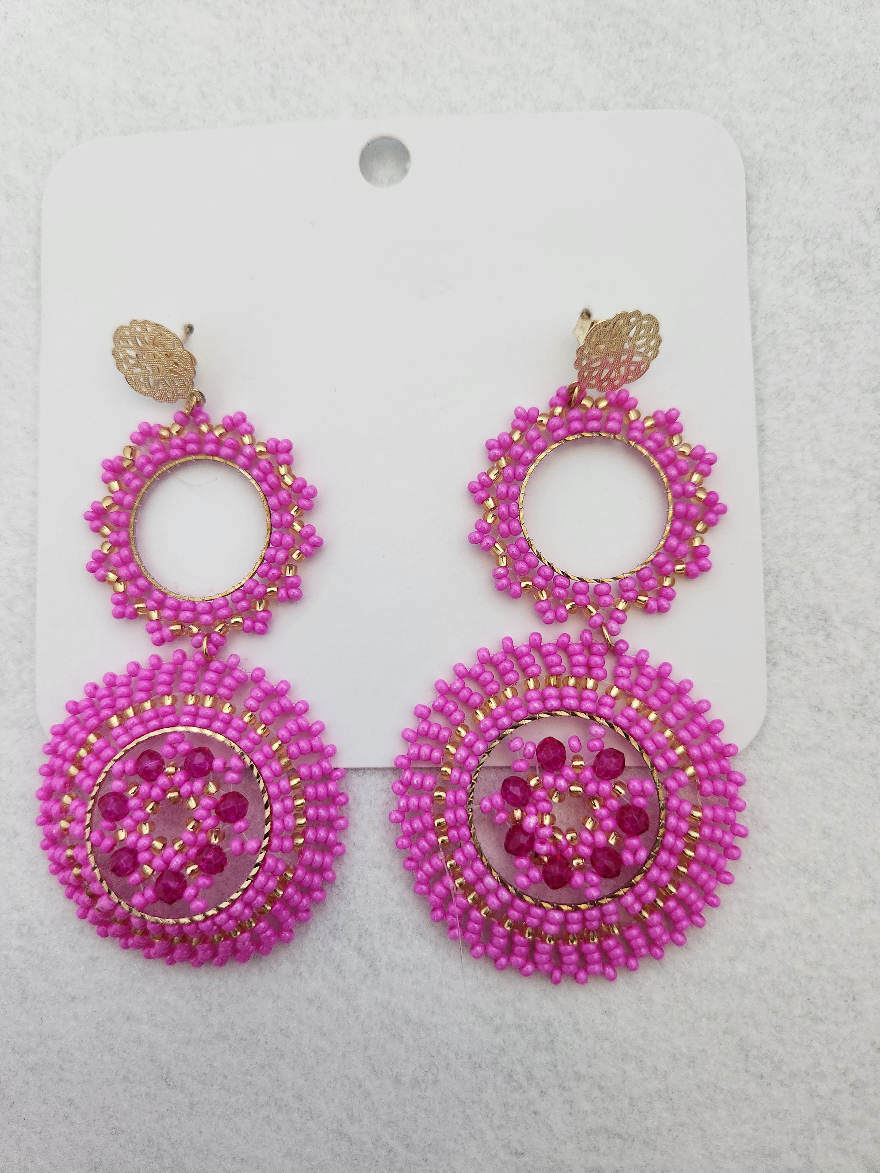Large Beaded Earring