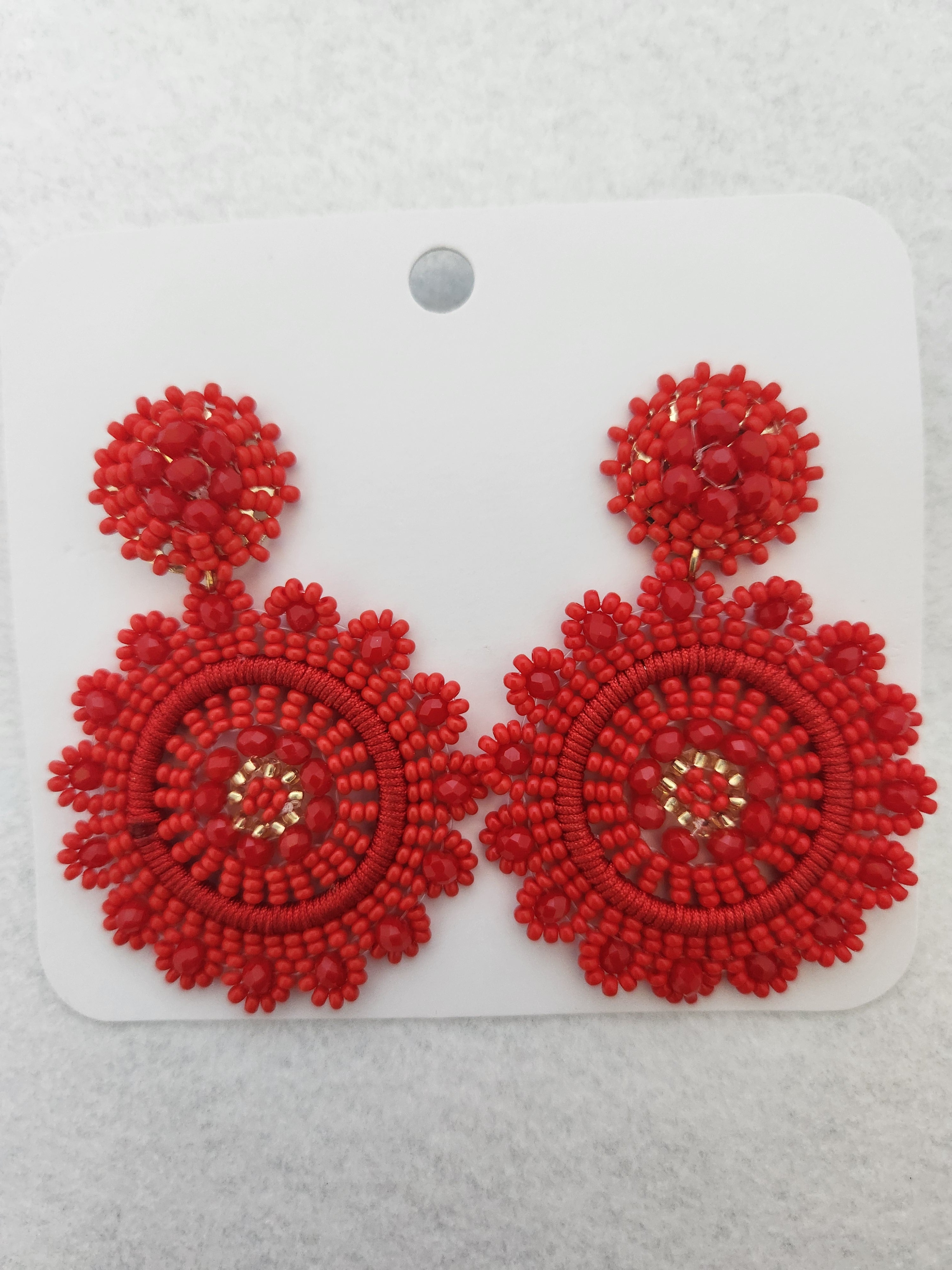 Large Beaded Earring