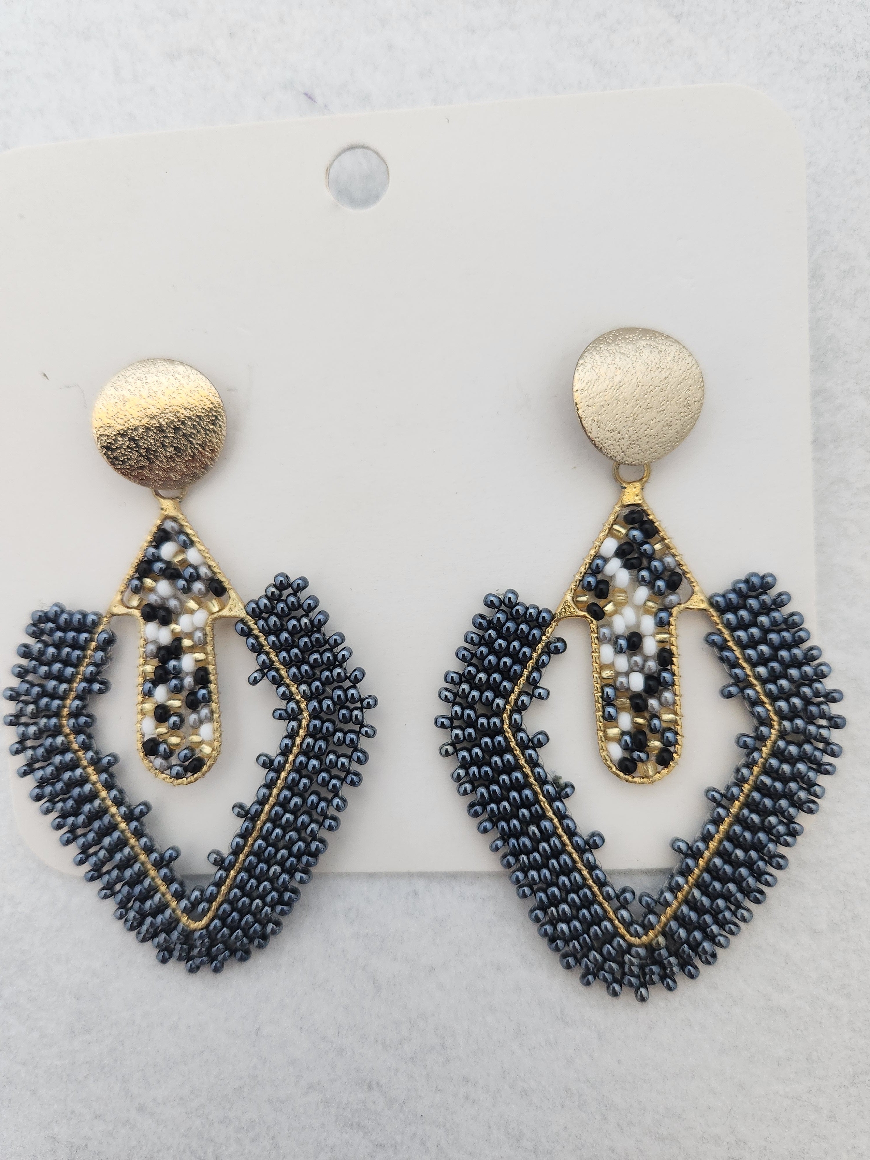 Large Beaded Earring